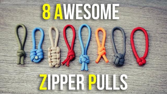 8 awesome paracord zipper pulls | easy zipper pull ideas 8 awesome paracord zipper pulls | easy zipper pull ideas
