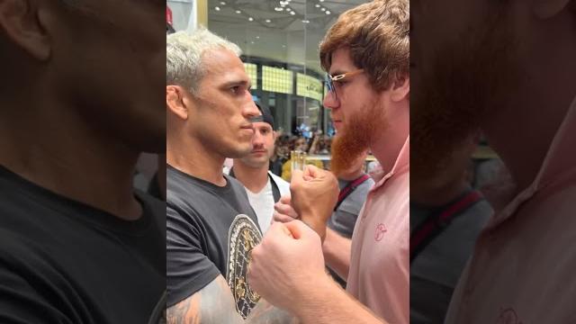 Shara bullet vs charles oliveira | face off | abu dhabi Shara bullet vs charles oliveira | face off | abu dhabi