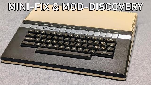Atari 1200xl mini-repair and mod-discovery Atari 1200xl mini-repair and mod-discovery