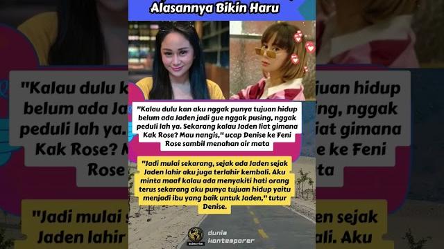 Denise chariesta ngaku menyesal dulu suka ribut, alasannya bikin haru #rumpiselebriti #shorts Denise chariesta ngaku menyesal dulu suka ribut, alasannya bikin haru #rumpiselebriti #shorts