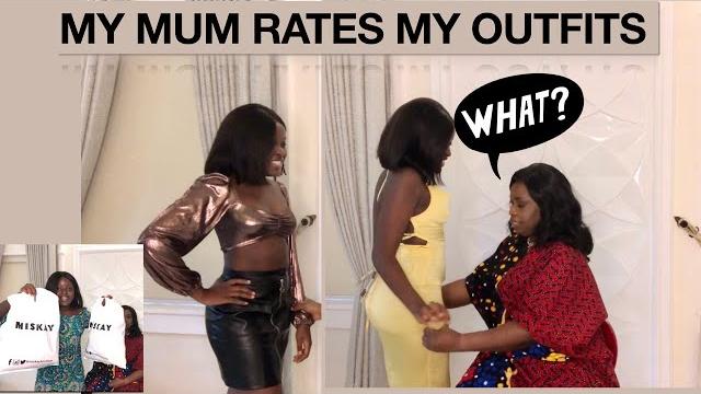 Miskay boutique try on haul| my african mother rates my outfits| try on haul nigerian clothing brand Miskay boutique try on haul| my african mother rates my outfits| try on haul nigerian clothing brand