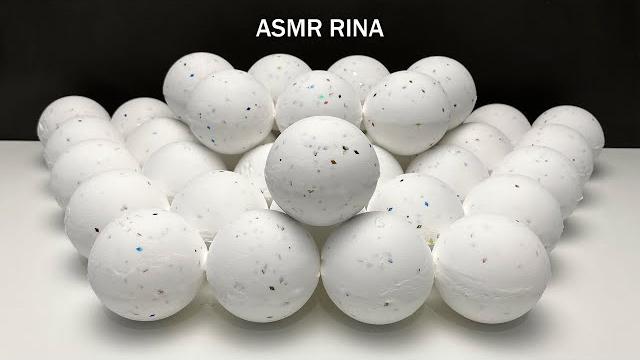 Asmr baking soda mini crunchy balls Asmr baking soda mini crunchy balls