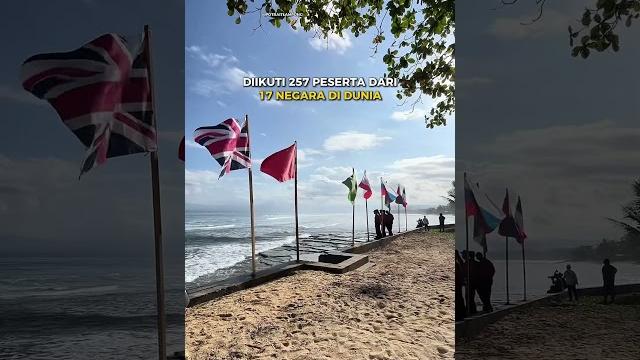 Lampung menjadi tuan rumah liga surfing tingkat internasional diikuti oleh 17 negara #lampung Lampung menjadi tuan rumah liga surfing tingkat internasional diikuti oleh 17 negara #lampung