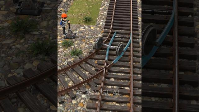 You won’t believe how trains change tracks! You won’t believe how trains change tracks!
