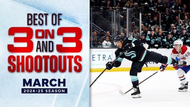 Best 3-on-3 ot and shootout moments from march | nhl 2024-25 Best 3-on-3 ot and shootout moments from march | nhl 2024-25