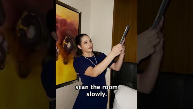 Easy way to look for a hidden camera Easy way to look for a hidden camera