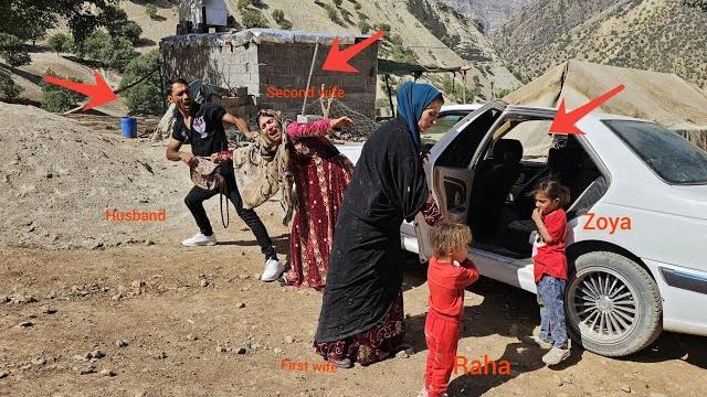 سبز:the first lady and her husband go to buy seedlings, and prevent the second lady from going. سبز:the first lady and her husband go to buy seedlings, and prevent the second lady from going.