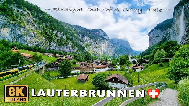 Lauterbrunnen switzerland 8k Lauterbrunnen switzerland 8k