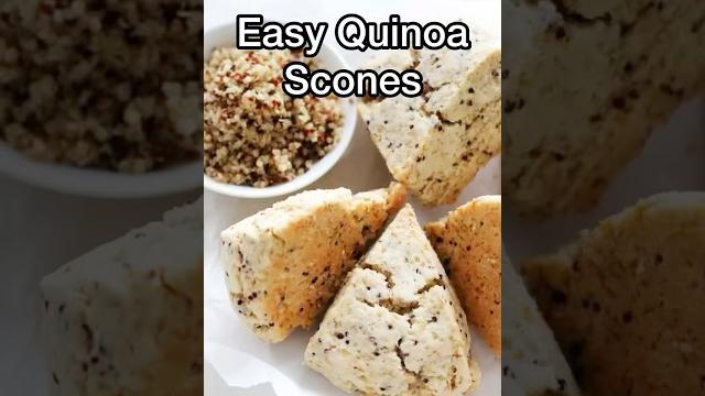 Nutty and wholesome: quinoa scones for a healthy, vegan twist #quinoarecipes #quinoa #scones Nutty and wholesome: quinoa scones for a healthy, vegan twist #quinoarecipes #quinoa #scones