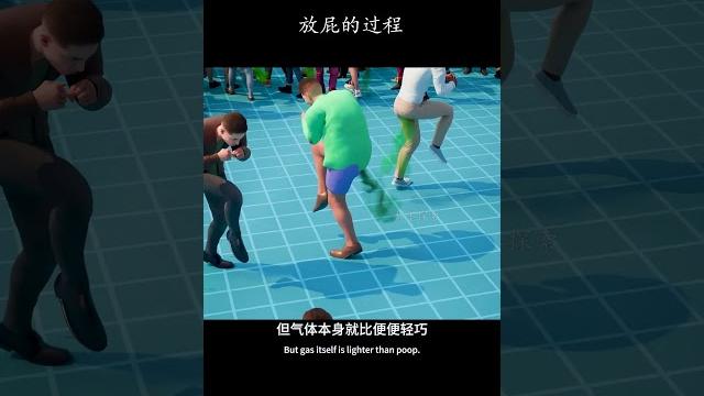 放屁的过程解释 #科普 放屁的过程解释 #科普