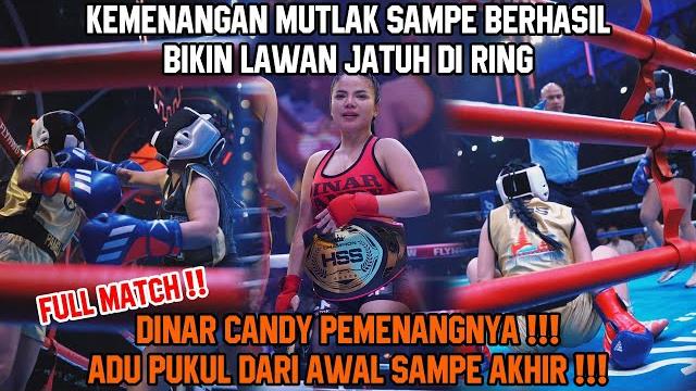 Dinar candy menang mutlak berhasil bikin pamela safitri jatuh saat saling adu tinju di atas ring Dinar candy menang mutlak berhasil bikin pamela safitri jatuh saat saling adu tinju di atas ring