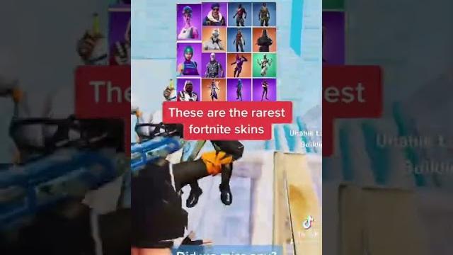 The rarest fortnite skins The rarest fortnite skins