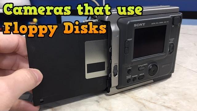 Back when cameras used... floppy disks? sony mavica Back when cameras used... floppy disks? sony mavica