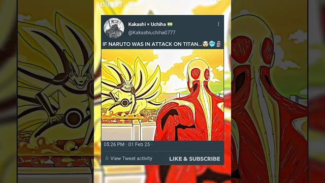 Naruto vs titan Naruto vs titan
