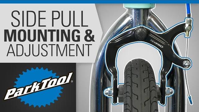 Brake caliper mounting & adjustment - side pull Brake caliper mounting & adjustment - side pull