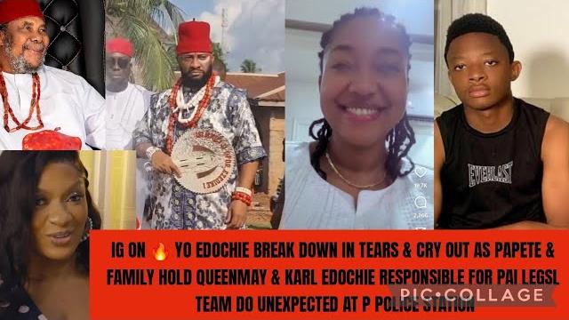 Ig on yo edoche break down in tears & cry out as papete & family hold queenmay & karl edochie‼️‼️ Ig on yo edoche break down in tears & cry out as papete & family hold queenmay & karl edochie‼️‼️