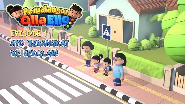 Eps 01 pertualangan olla ello - ayo berangkat ke sekolah Eps 01 pertualangan olla ello - ayo berangkat ke sekolah