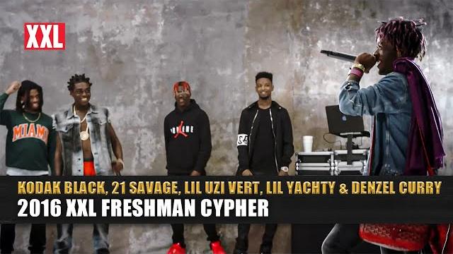Kodak black, 21 savage, lil uzi vert, lil yachty & denzel curry 2016 xxl freshman cypher Kodak black, 21 savage, lil uzi vert, lil yachty & denzel curry 2016 xxl freshman cypher