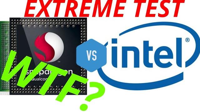 Intel vs qualcomm (benchmarks and real life tests) Intel vs qualcomm (benchmarks and real life tests)