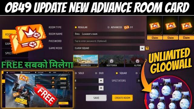 How to create new advance custom room card | free fire mein advance customer banane ka tarika | How to create new advance custom room card | free fire mein advance customer banane ka tarika |