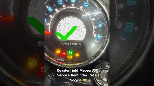How to remove service indicator? royal enfield meteor350 #royalenfield #mechanic #shortvideo How to remove service indicator? royal enfield meteor350 #royalenfield #mechanic #shortvideo