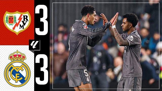 Highlights | rayo vallecano 3-3 real madrid | laliga 2024/25 Highlights | rayo vallecano 3-3 real madrid | laliga 2024/25