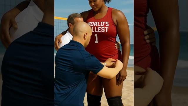 World's tallest female volleyboll player in a #tallwoman #tallgirl #volleyball #shorts #beauty #fy World's tallest female volleyboll player in a #tallwoman #tallgirl #volleyball #shorts #beauty #fy