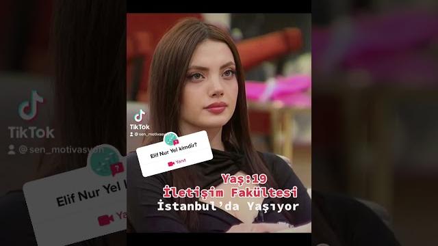 Kısmetse olur elif nur yel kimdir ? Kısmetse olur elif nur yel kimdir ?