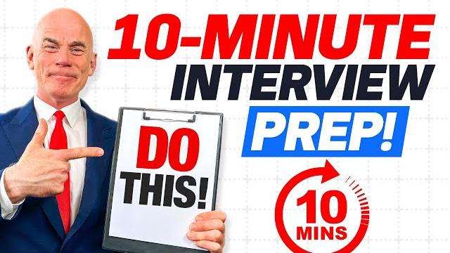 How to prepare for a job interview in under 10 minutes!! (last-minute interview prep!) How to prepare for a job interview in under 10 minutes!! (last-minute interview prep!)