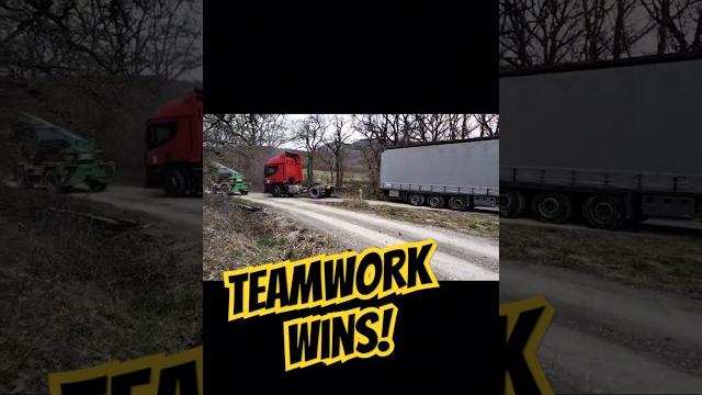 Overturned truck? no problem! #truckdriver #lkw #camion #bigrig #hgv #fail #logística #automobile Overturned truck? no problem! #truckdriver #lkw #camion #bigrig #hgv #fail #logística #automobile