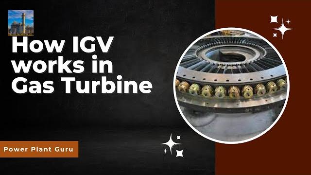 How gas turbine inlet guide vanes works. igv, vgv How gas turbine inlet guide vanes works. igv, vgv