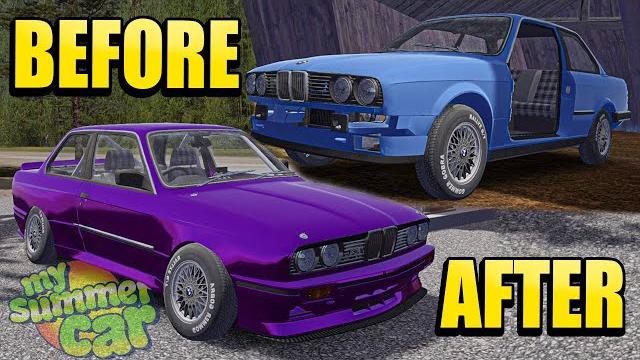 Restoring bmw e30 in my summer car Restoring bmw e30 in my summer car