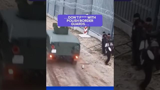 Polish border patrol in action #mindfulness Polish border patrol in action #mindfulness