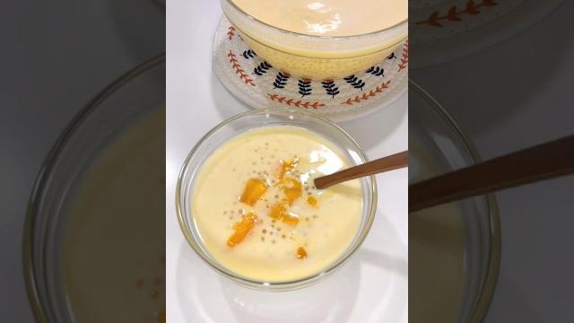【芒果椰奶西米露】mango sago with coconut milk #dessert 【芒果椰奶西米露】mango sago with coconut milk #dessert