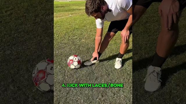 How to kick a long ball like a pro! ️ How to kick a long ball like a pro! ️