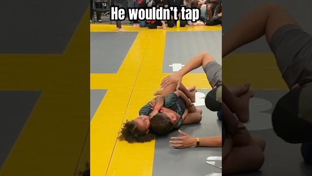 Rear naked choke submission Rear naked choke submission