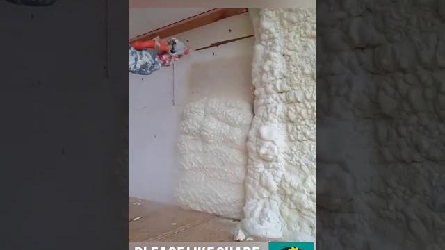 Insulation foam spray #shorts #foamspray #insulationfoam Insulation foam spray #shorts #foamspray #insulationfoam