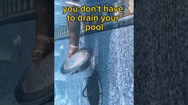 Replace a pool light #pool #diy #shorts Replace a pool light #pool #diy #shorts