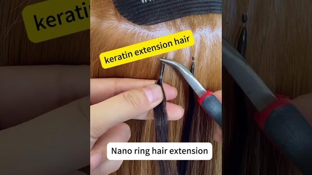 Nano ring hair extensions.keratin tip.remy hair.virgin hair.100human hair.hair supplier Nano ring hair extensions.keratin tip.remy hair.virgin hair.100human hair.hair supplier