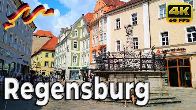Regensburg, germany - walking tour in 4k / 60fps Regensburg, germany - walking tour in 4k / 60fps