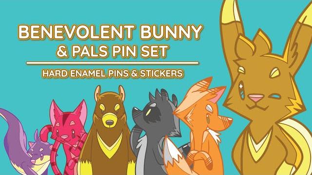 Benevolent bunny & pals pin project ad Benevolent bunny & pals pin project ad