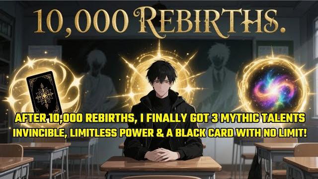 After 10,000 rebirths, i got 3 mythic talents: invincible, limitless power & unlimited money After 10,000 rebirths, i got 3 mythic talents: invincible, limitless power & unlimited money