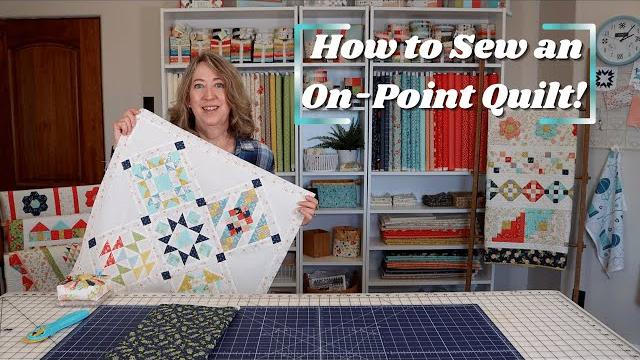 How to sew an on-point quilt How to sew an on-point quilt