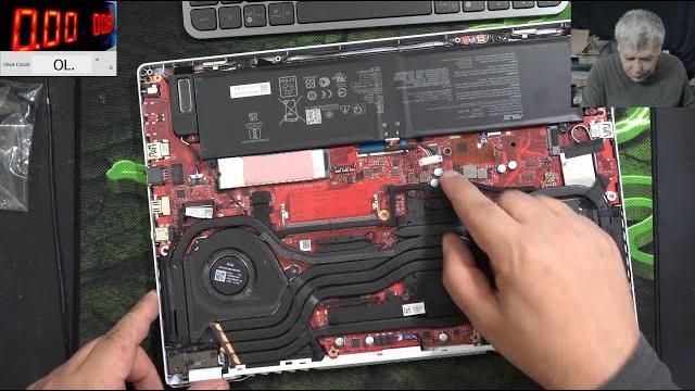 Asus rog zephyrus g 15 coming on with no picture or backlight, an easy and pleasant repair Asus rog zephyrus g 15 coming on with no picture or backlight, an easy and pleasant repair