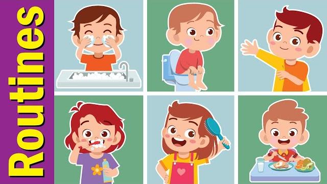 Morning routines & verbs chant for children | in the morning vocabulary | fun kids english Morning routines & verbs chant for children | in the morning vocabulary | fun kids english