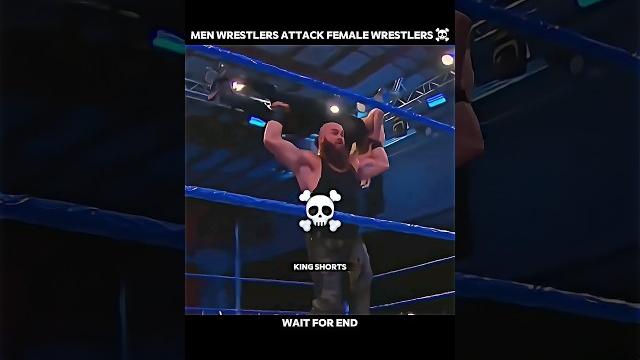 Female wrestlers attack men wrestlers "edit" Female wrestlers attack men wrestlers "edit"
