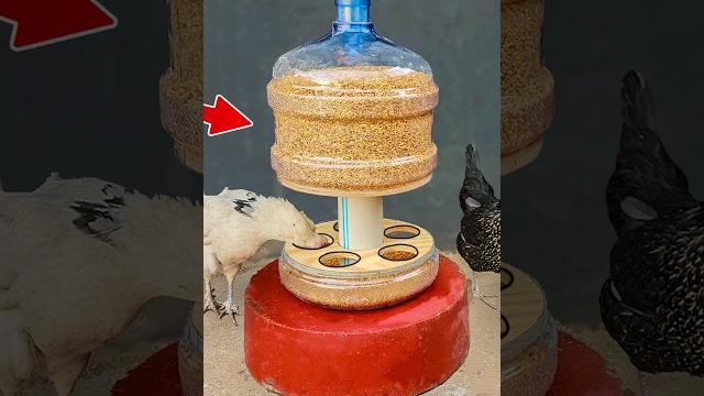 20 litre damacanadan sıradışı tavuk yemlik yapımı #diy #chicken #kendinyap #chickenfeeder 20 litre damacanadan sıradışı tavuk yemlik yapımı #diy #chicken #kendinyap #chickenfeeder