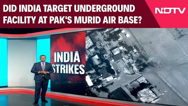 Op sindoor | satellite pics: did india target underground facility at pakistan's murid air base? Op sindoor | satellite pics: did india target underground facility at pakistan's murid air base?