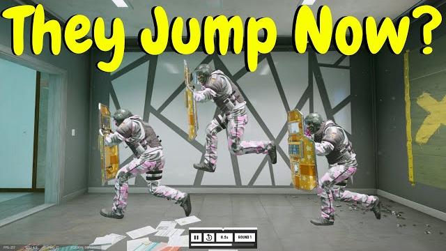 They added jumping to rainbow six siege They added jumping to rainbow six siege