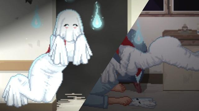 Ghost girl is hungry Ghost girl is hungry